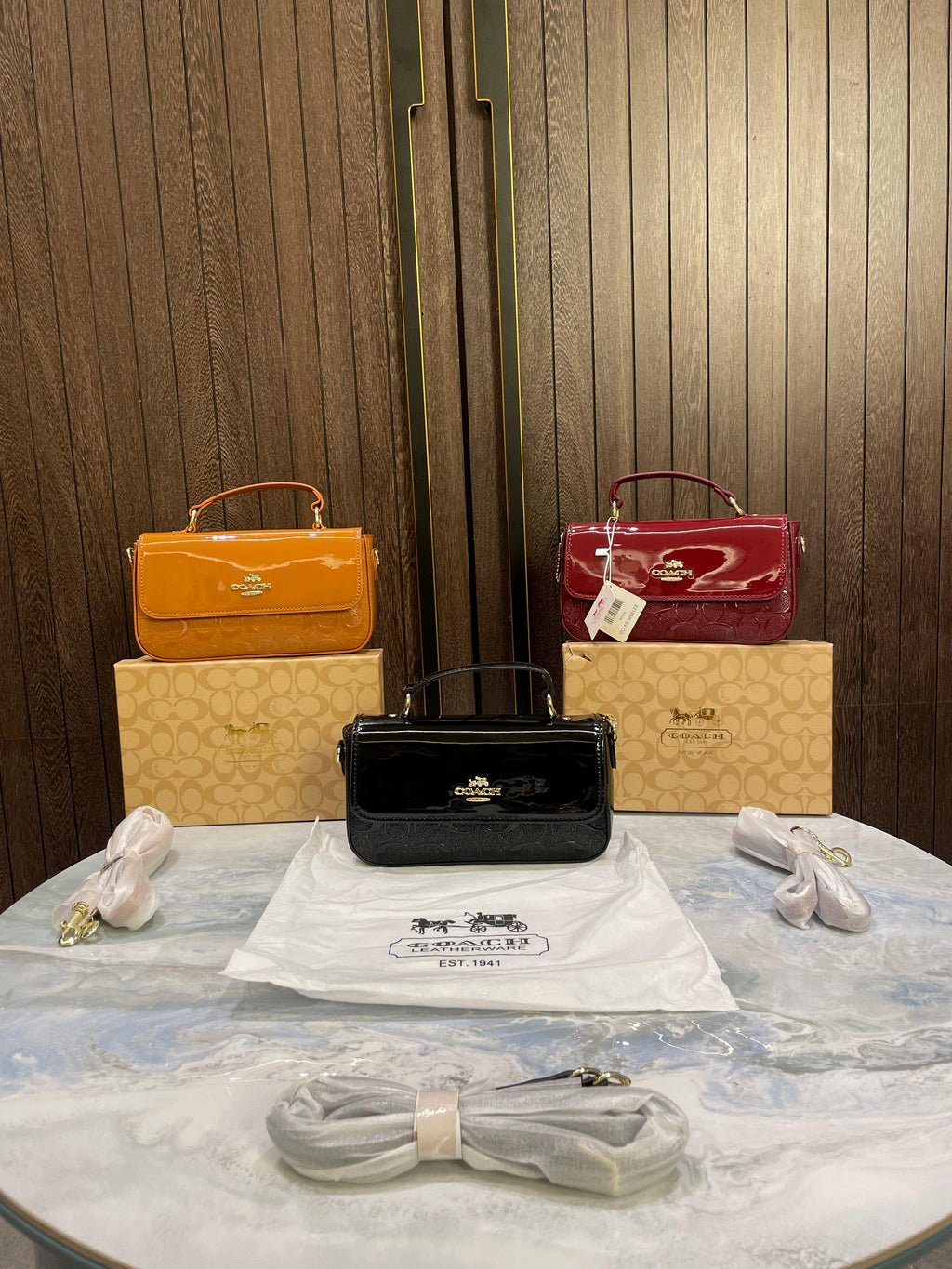 Coach Hailey Flap Signature Bag