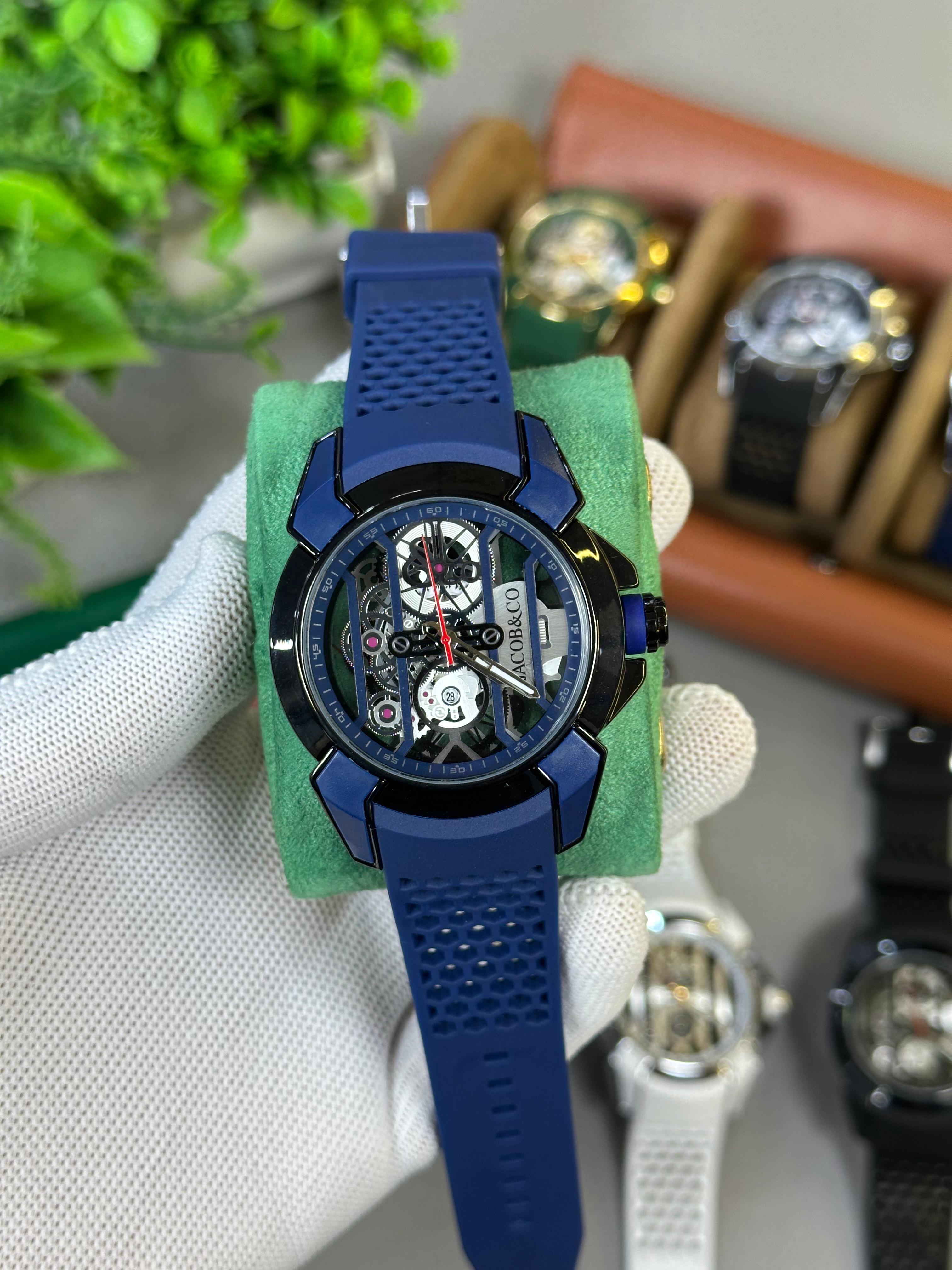 Jacob & Co Skeleton Back-Open Luxury Watch