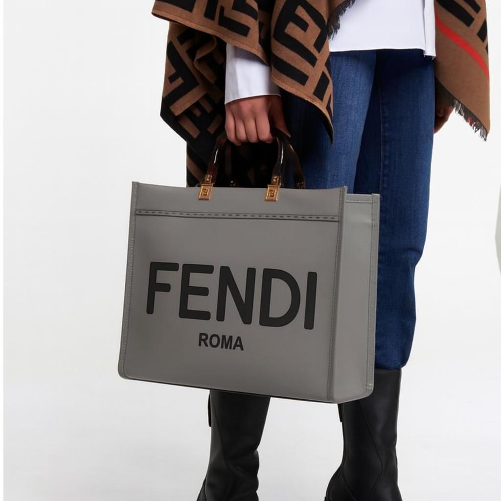 Fend_I Sunshine Shopper Large Tote