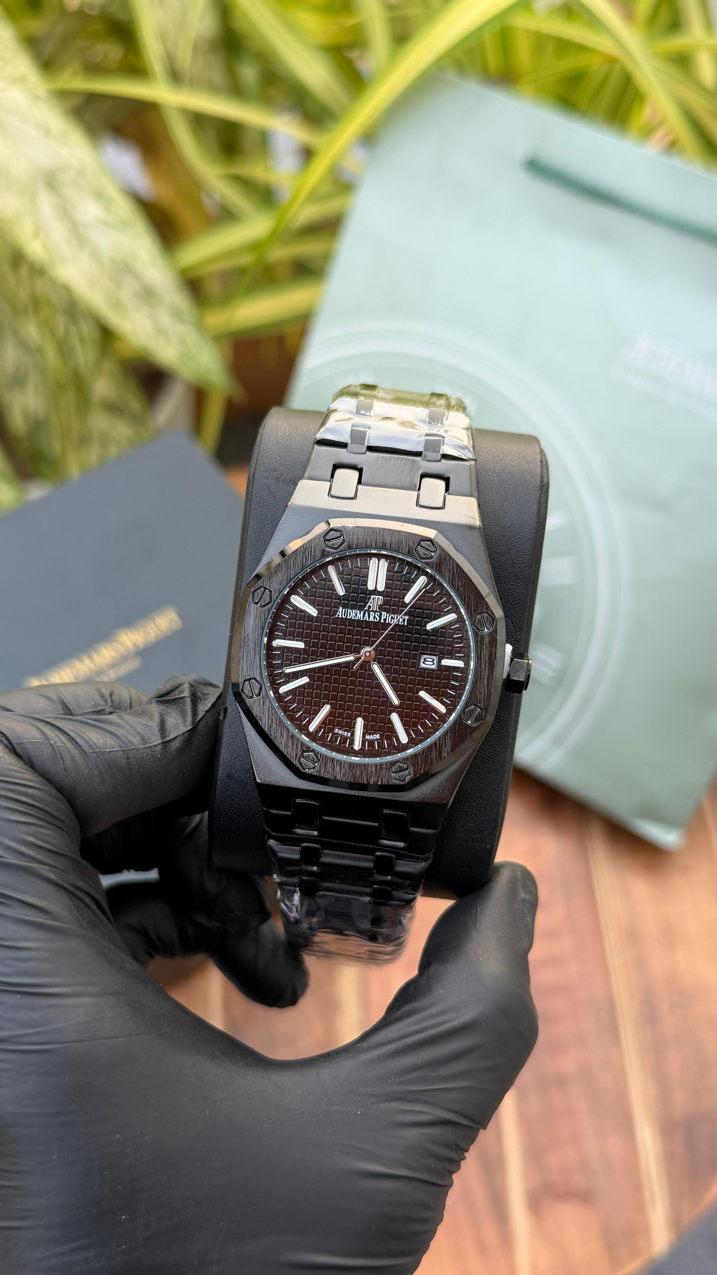 Audemar_S Piuget Royal Oak Inspired Automatic Watch