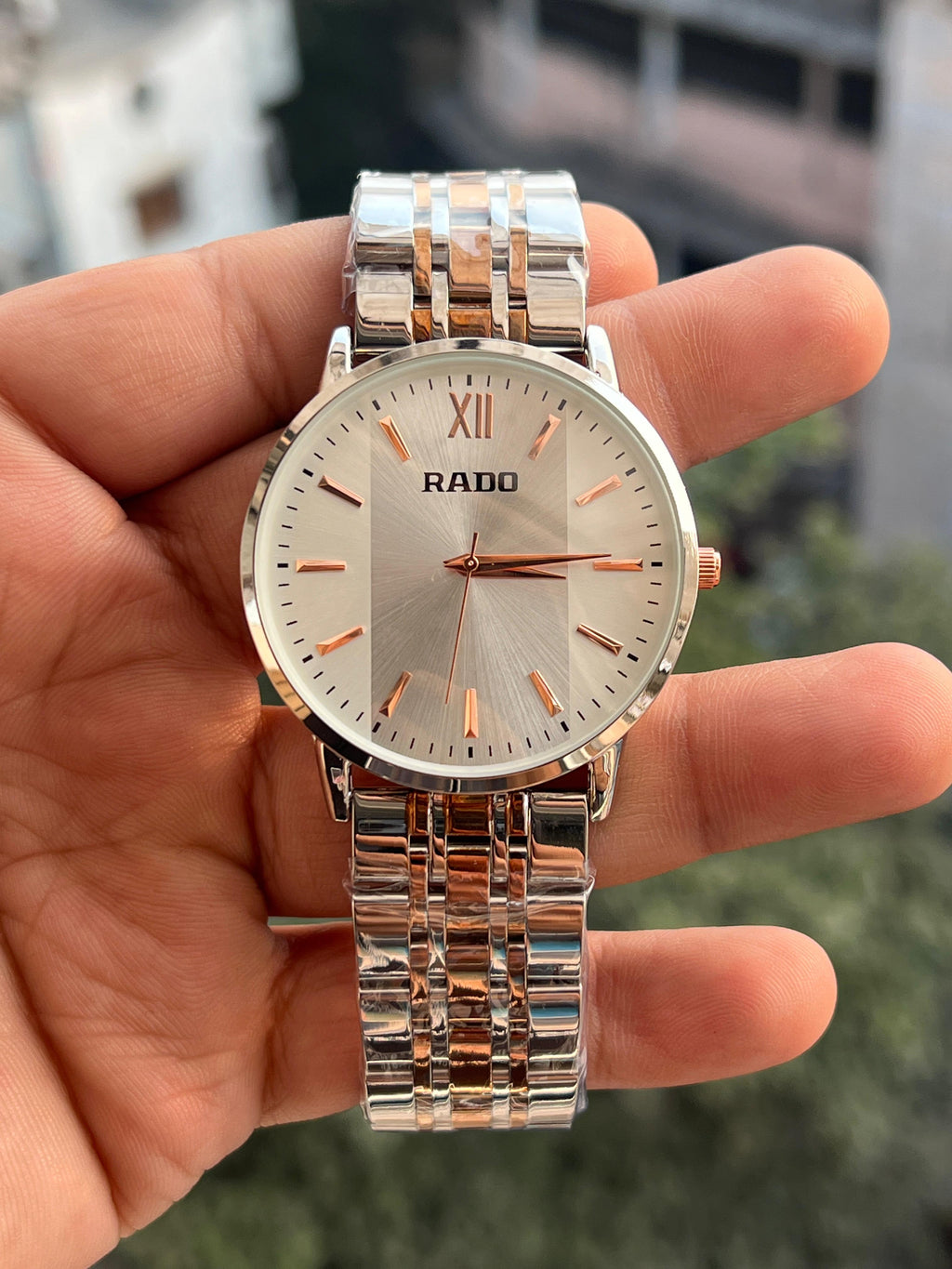 RAD_o Round – Classic Stainless Steel Watch