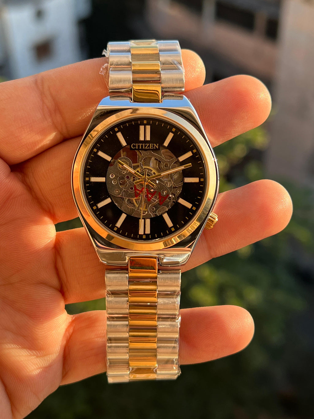 Citize_N Dual-Tone Automatic Watch