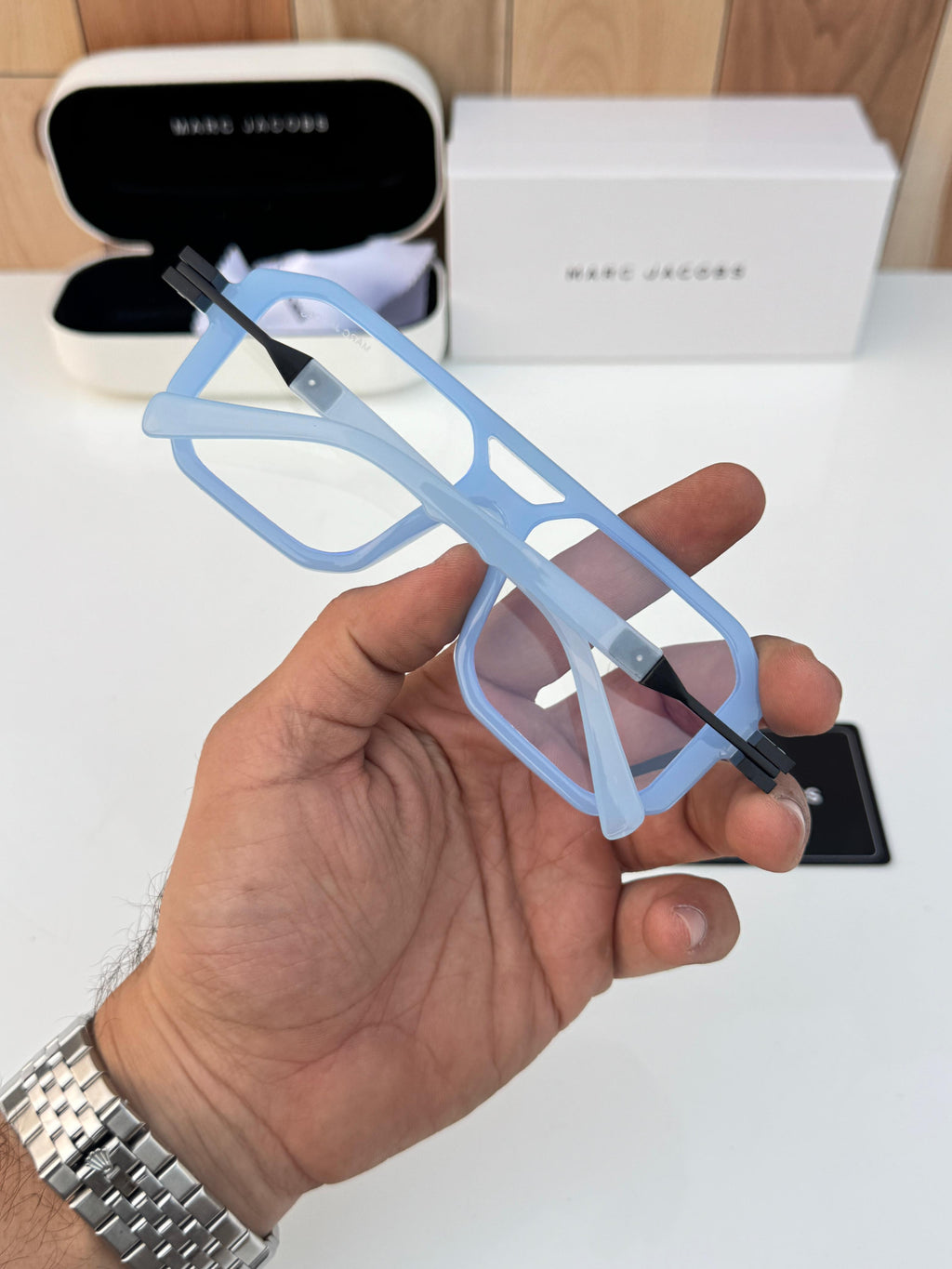 Marc Jacobs 6125 – Blue Plano Eyeglasses