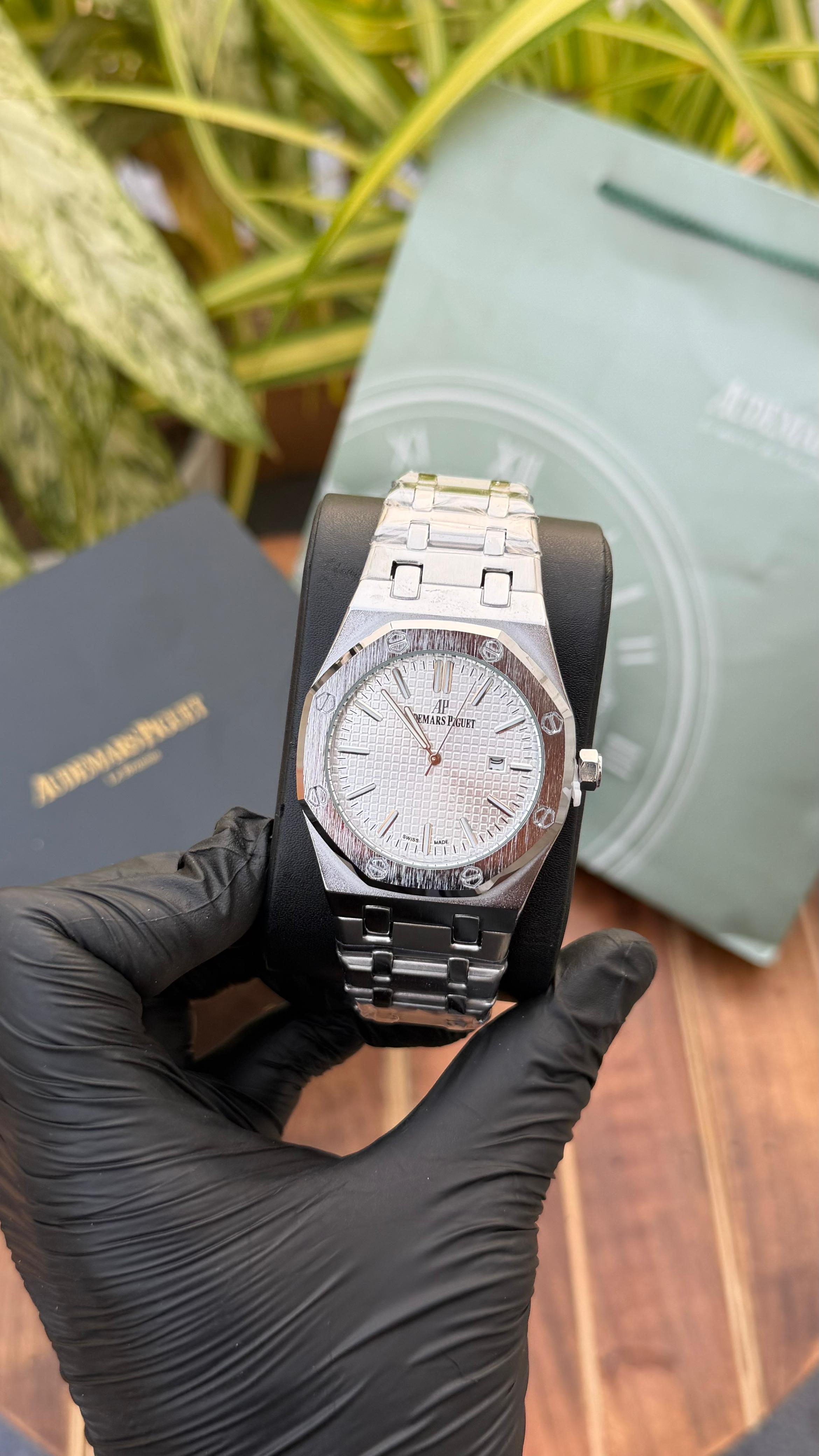 Audemar_S Piuget Royal Oak Inspired Automatic Watch