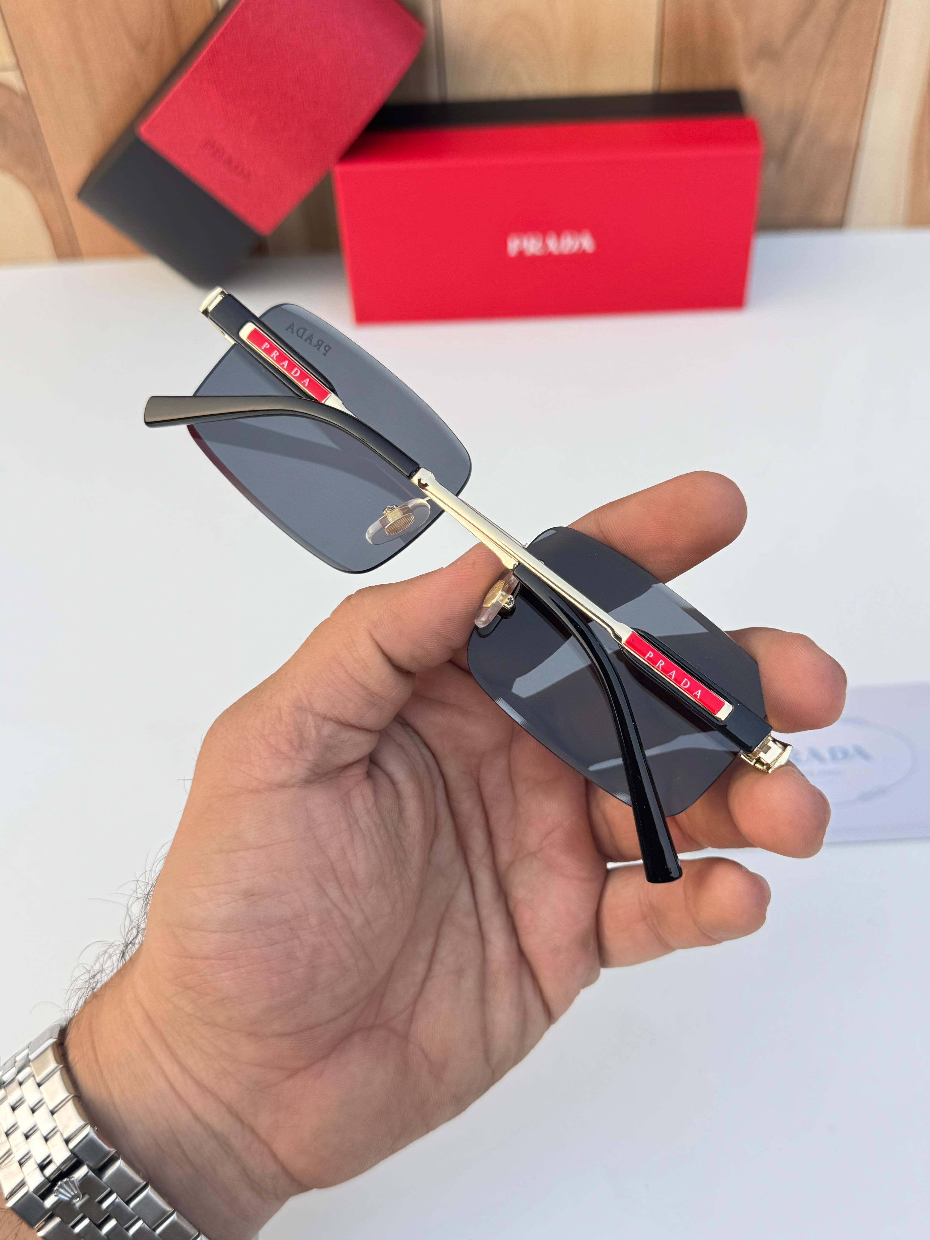 PRAD_a 5374 Rimless Sunglasses