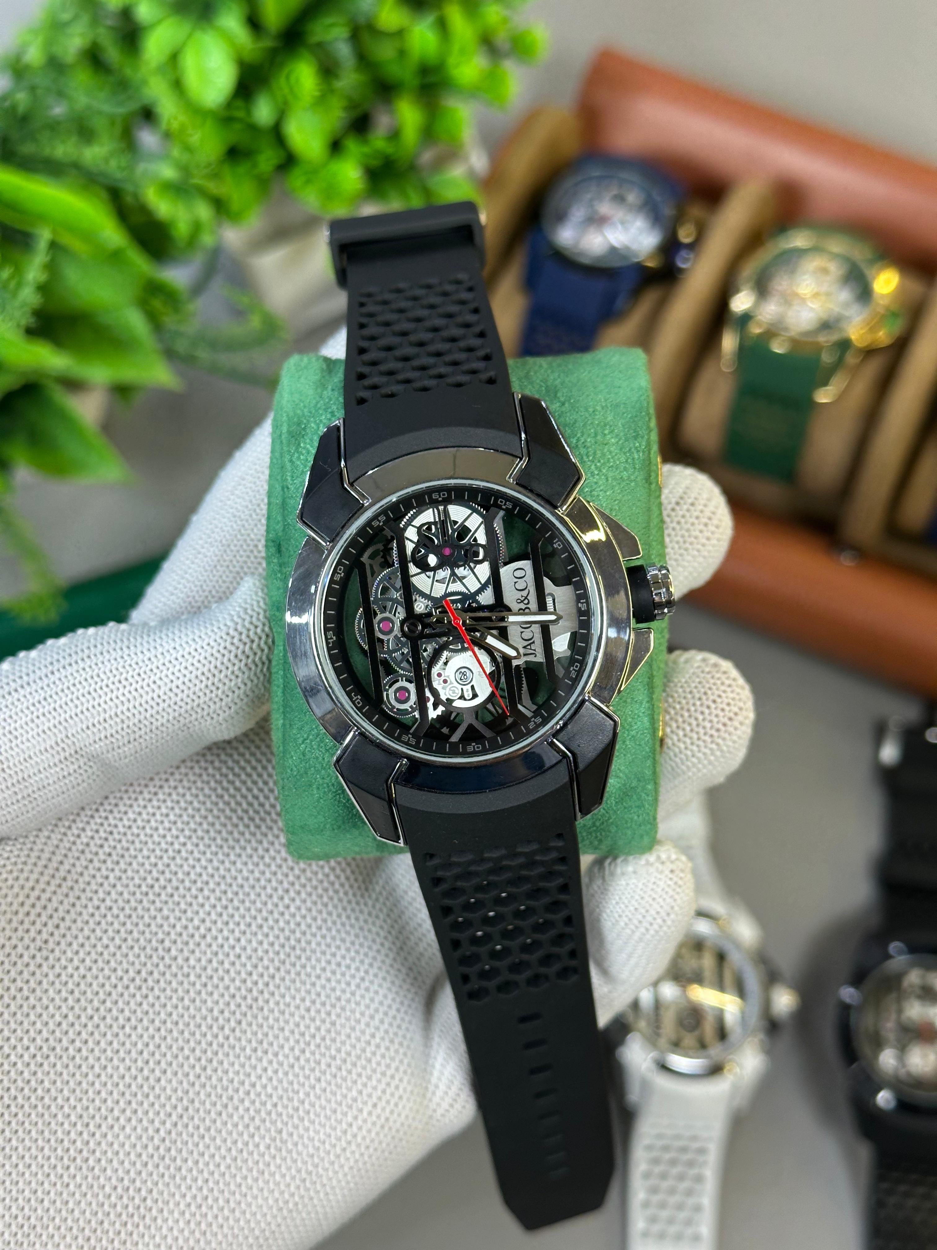 Jacob & Co Skeleton Back-Open Luxury Watch