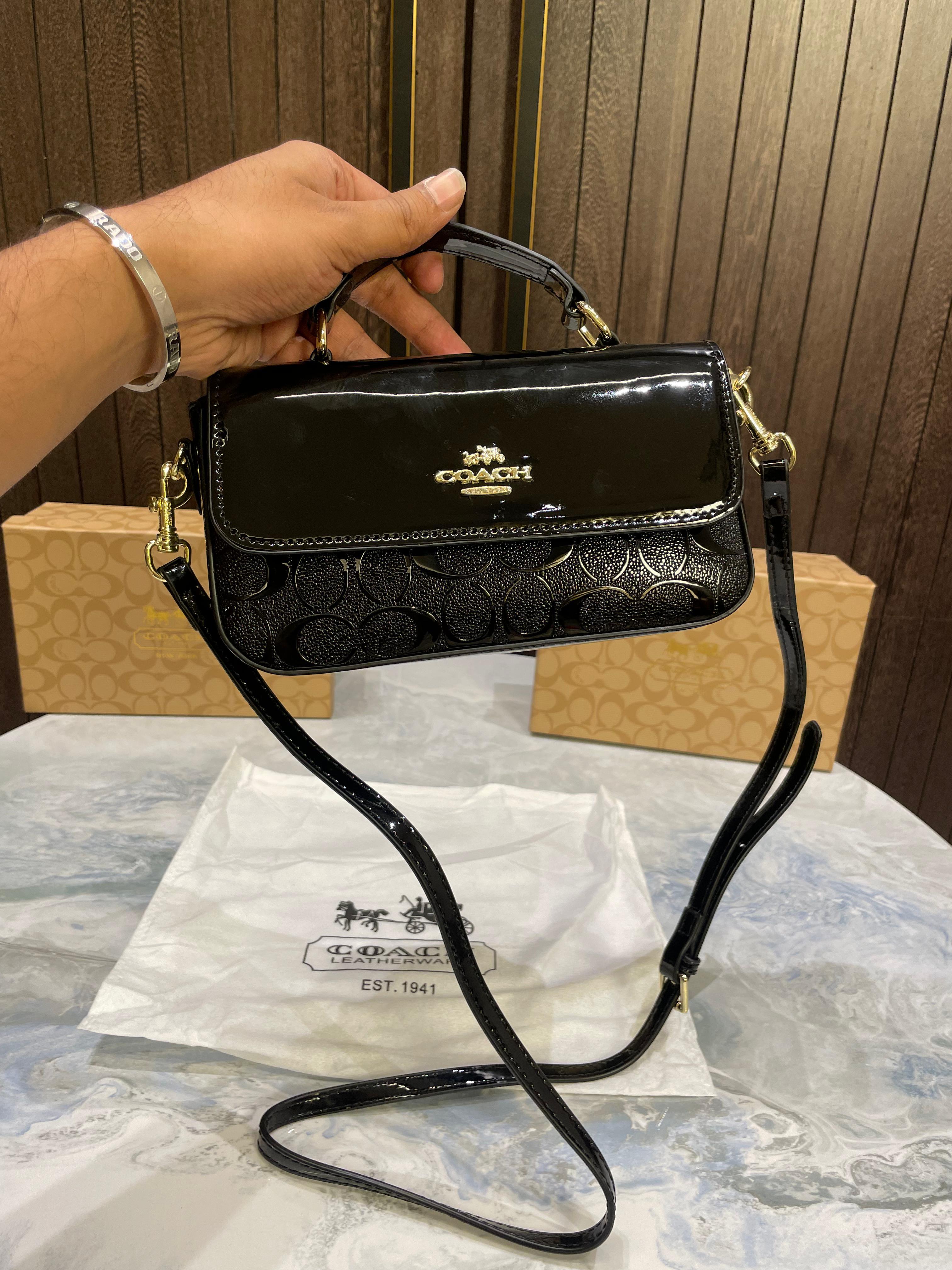 Coach Hailey Flap Signature Bag