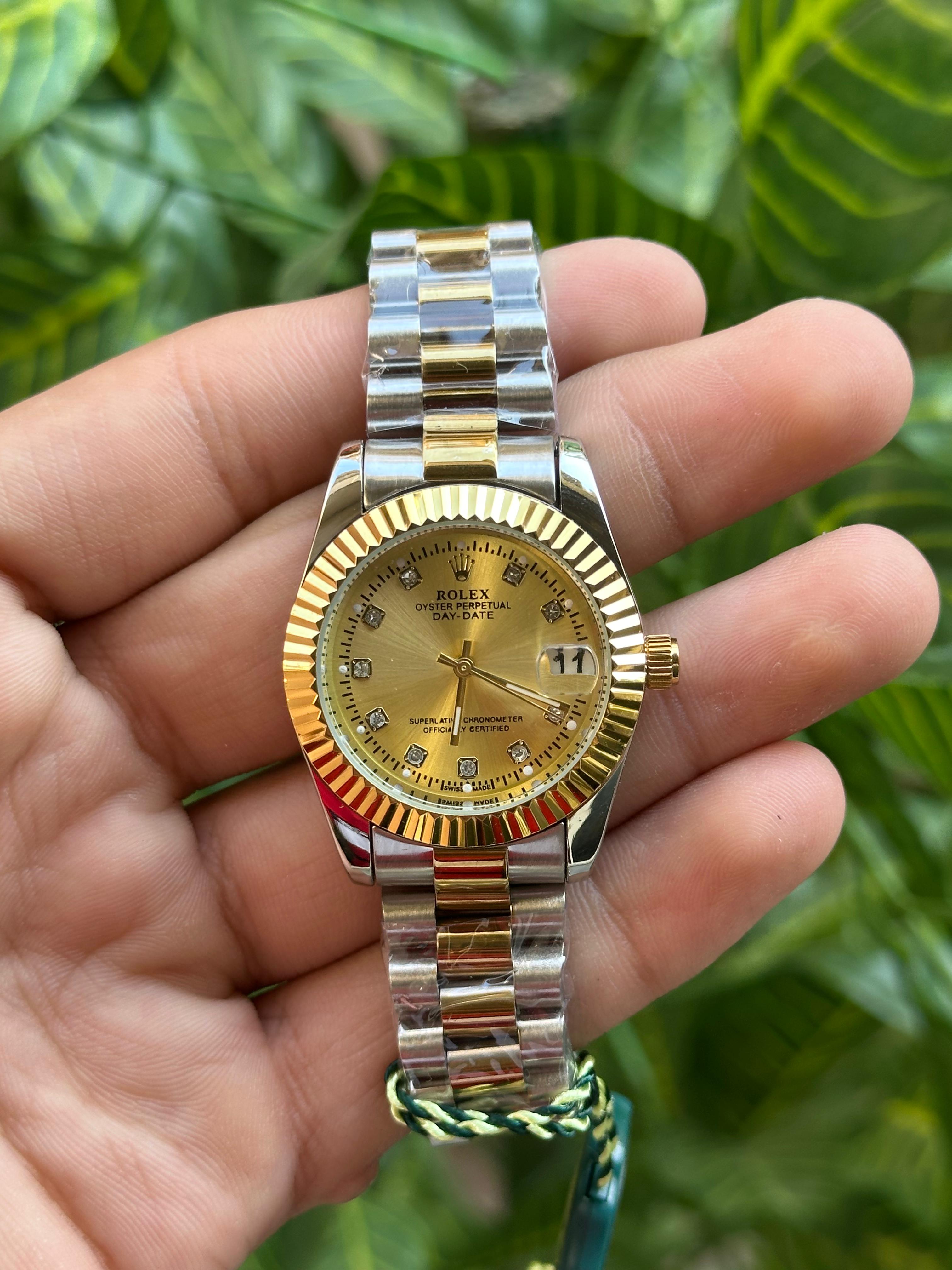 Role_x Date Watch – Two-Tone Finish