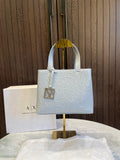 Arm_ani Exchange Embossed Logo Bag (With Original Box)