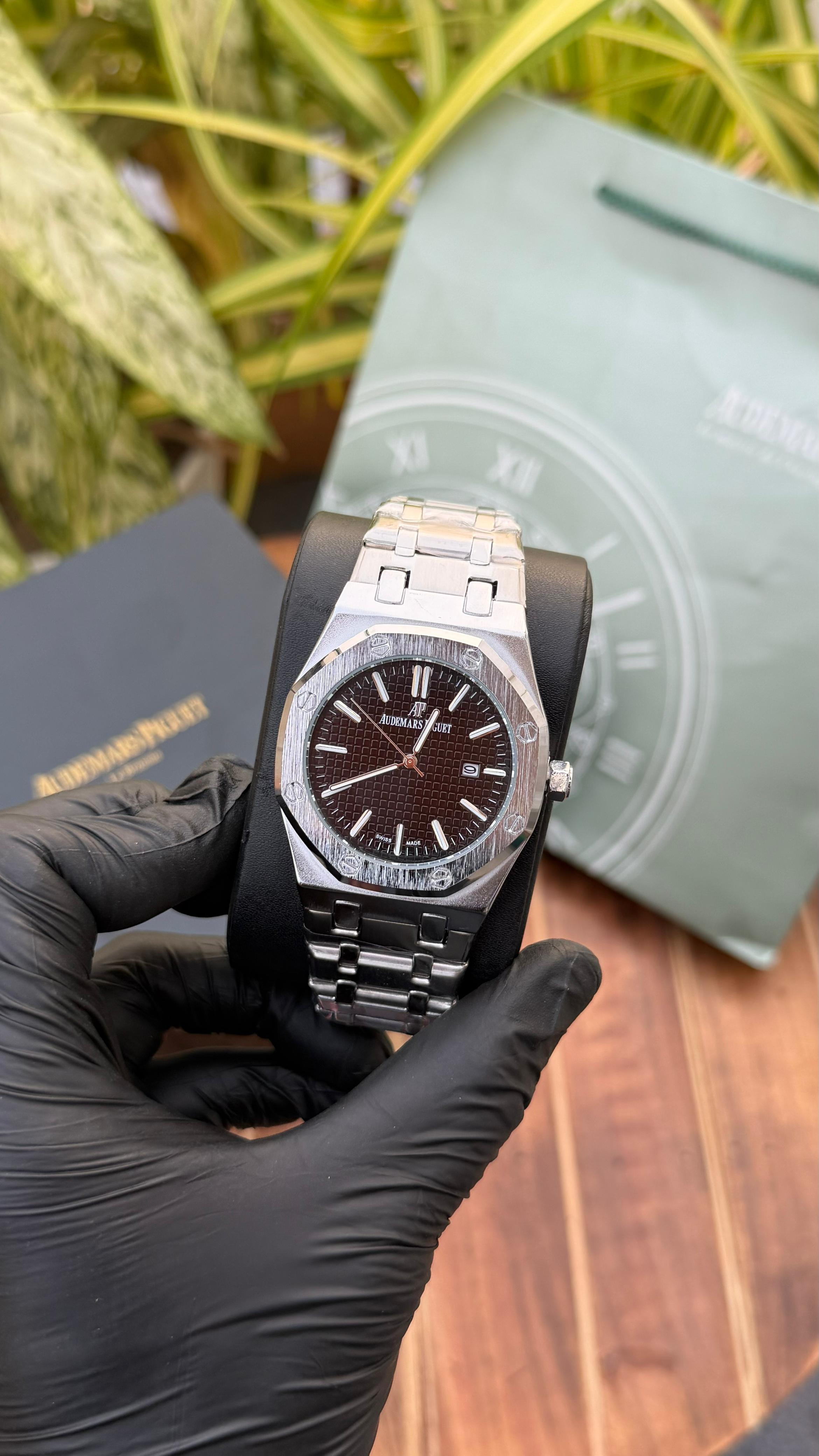 Audemar_S Piuget Royal Oak Inspired Automatic Watch