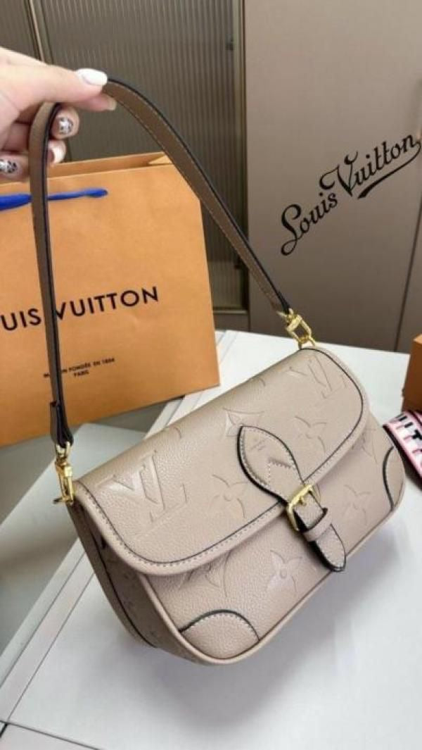 Loui_s Vuitton nano baguette shoulder baghand bag with double box