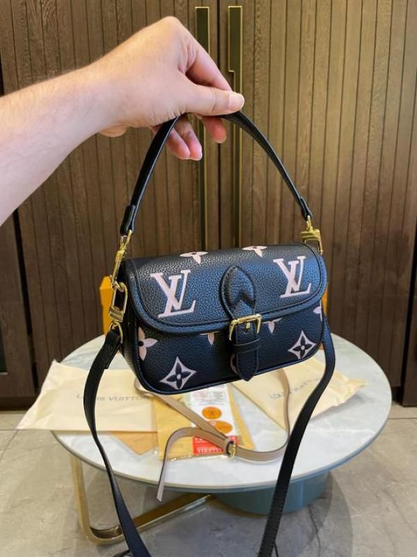 Loui_s Vuitton nano baguette shoulder baghand bag with double box