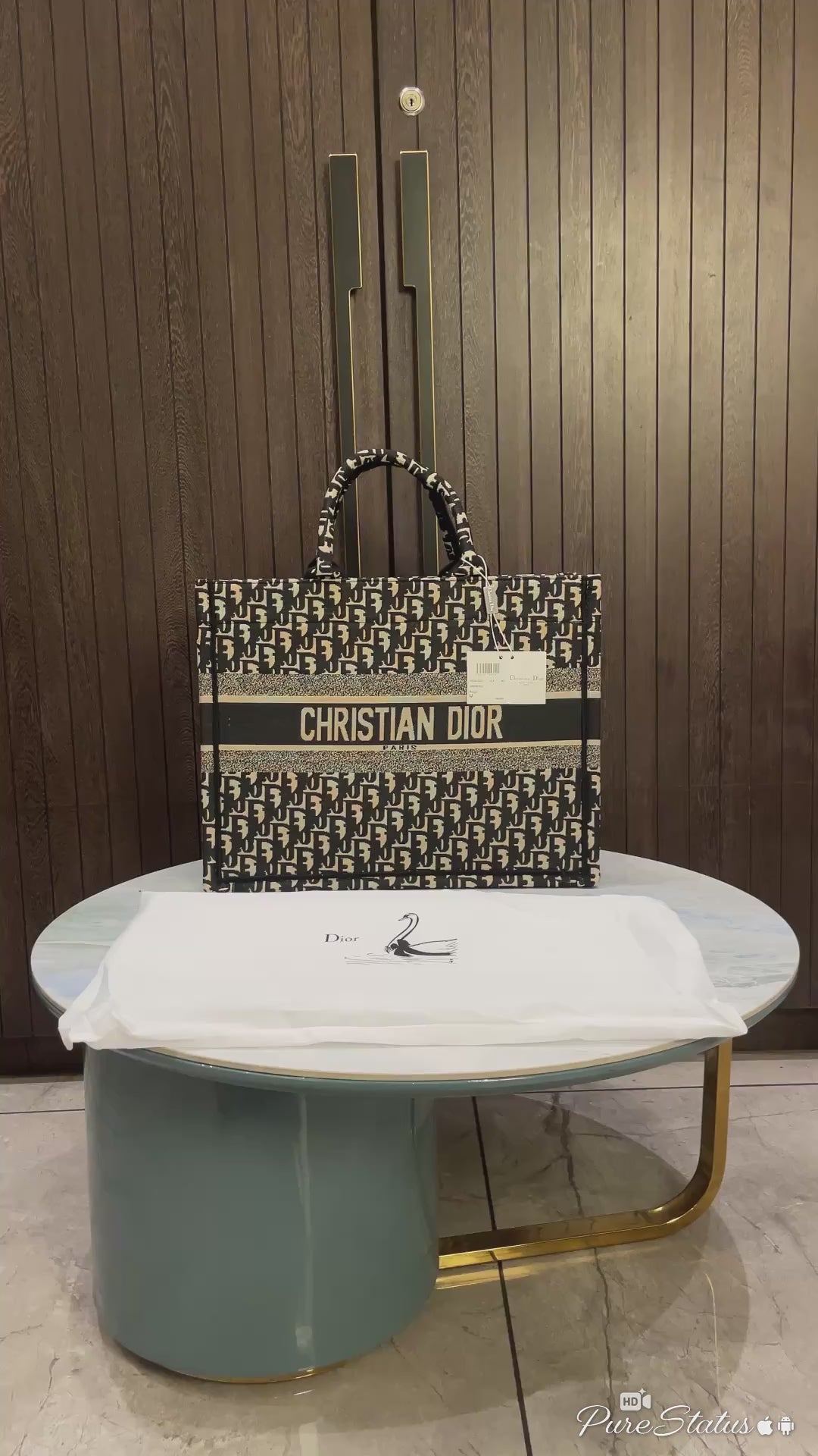 Dio_R Book Tote – Oblique Jacquard