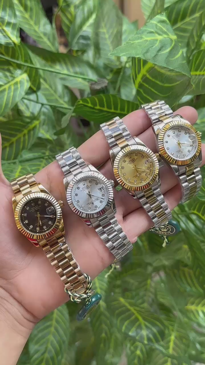 Role_x Date Watch – Two-Tone Finish