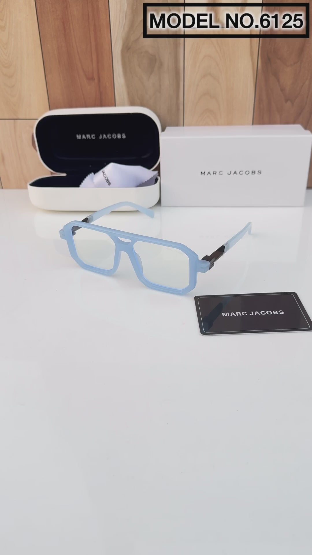 Marc Jacobs 6125 – Blue Plano Eyeglasses